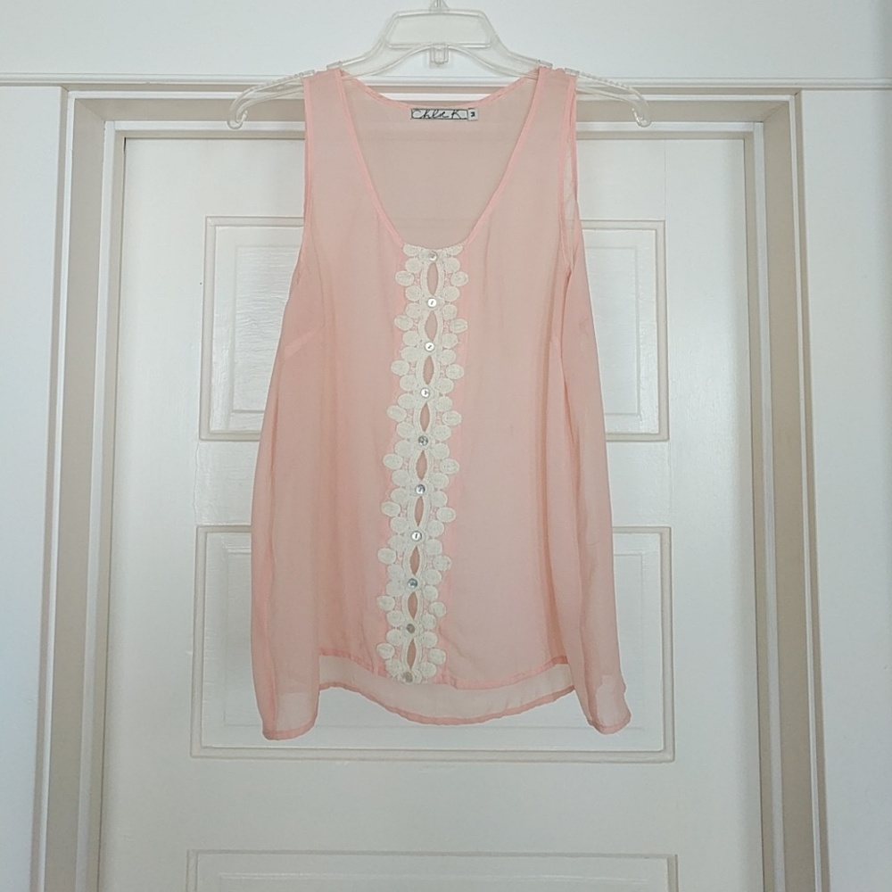 Blush Tank Blouse